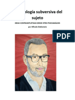 La Ontología Subversiva Del Sujeto