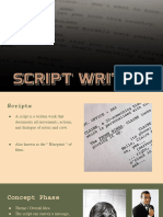 Script Writing Lesson Presentation