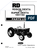 Ford Dexta Parts Manual