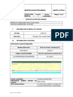 Formato Identificación Preliminar CAR-E-06