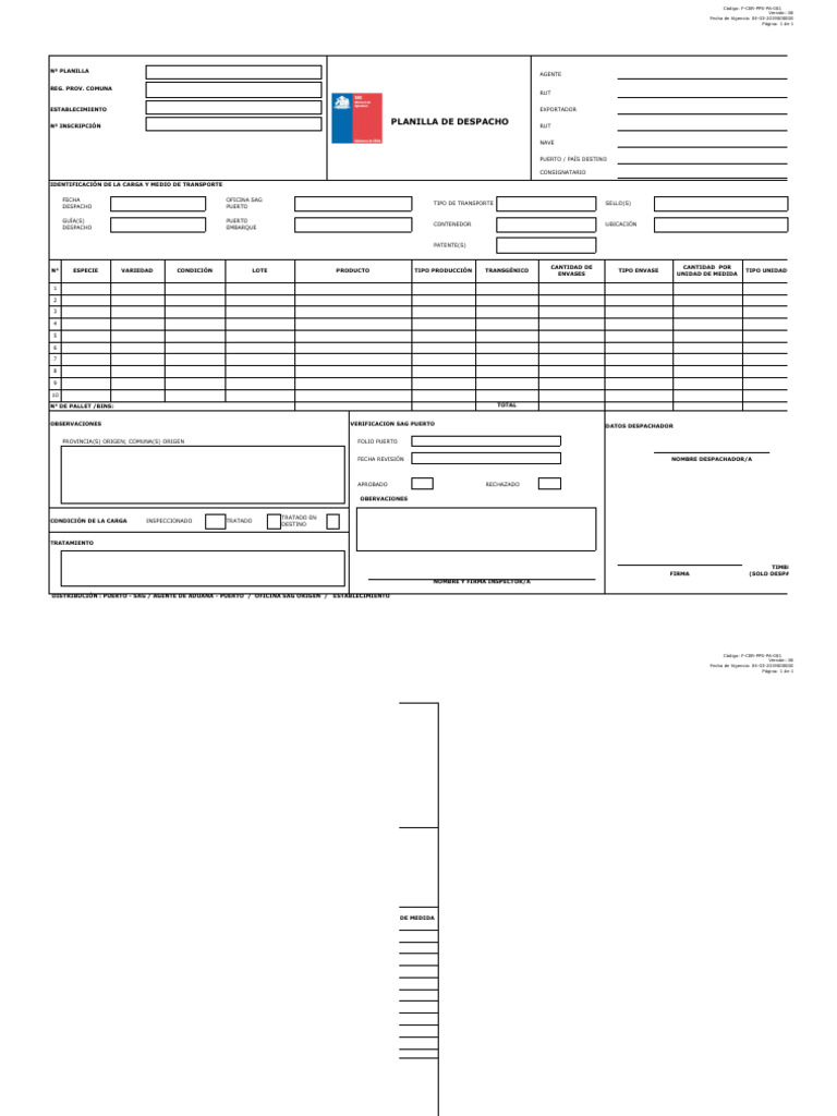 Guia De Despacho Pdf