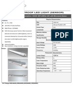 TRIPROOF 120 CM 30W 4500 LM - SENSOR - NEW SERIE IZUMI