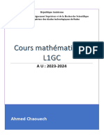 Cours Math Appliqué L1GC 23-24