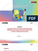 Implementación de Acciones Pedagógicas para Prevenir La Violencia Escolar en El Marco de La TOE (20.03.24)