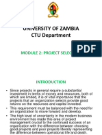 Module 2 -Project Selection