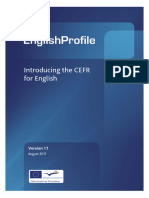English Profile - Introducing The CEFR For English
