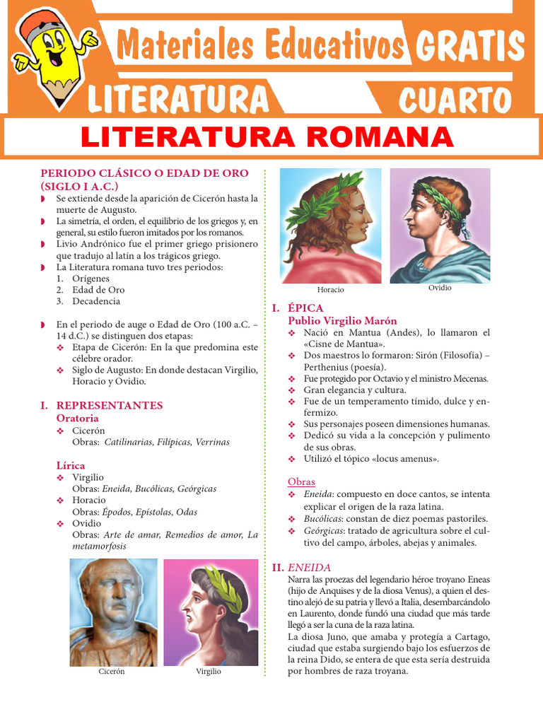 Literatura Romana: Edad de Oro | PDF | Eneas | Eneida