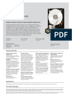 WD RE SAS Specsheet