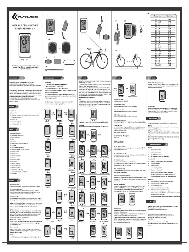 Instrukcja Obs ugi Licznik KRC 218 PDF