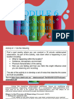 Module 6 Finding Answers Through Data Collection