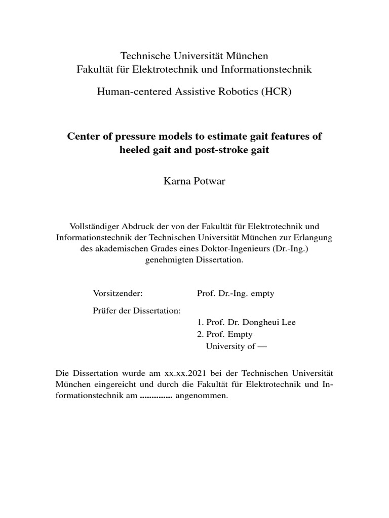 Phd Thesis Pdf Walking Foot