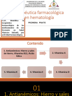 Clase 2.5. PRIMERA PARTE. T. Hematologica