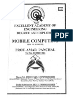 Mobile Computing (SEM - VII) - Comp - IT Excellent Academy Amar Panchal.