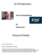 Indian Entrepreneur: JRD Tata Biography