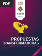 Propuestas Transformadoras Hacia La Calidad Educativa 2023
