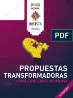 Propuestas Transformadoras Hacia La Calidad Educativa 2023