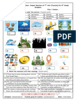 2020 2021 8. Sinif 7.unite Tourism Potpori Revision