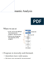 Semantic Analysis, Scope