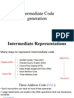 10. Intermediate Code Generation