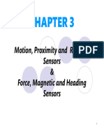 UNIT III Motion, Proximity, Ranging, Force, Magnetic and Heading