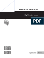 AZAS71-140MV1, AZAS100-140MY1 4PPT485929-1 2017 04 Installation Manual Portuguese