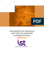 Plan Emergencia Corte Energia Ist