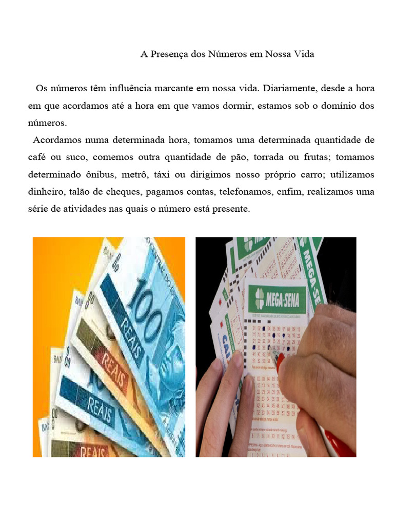 A Presença dos Números em Nossa Vida (2) | PDF