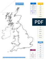 1. Worksheet- UK rivers