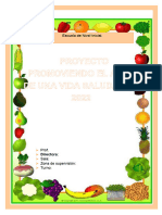 PROYECTO Alimentacion Saludable 2022