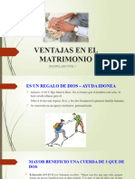 Ventajas en El Matrimonio