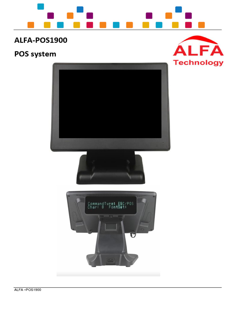 ALFA-POS1900 POS System Specifications | PDF | Computers | Technology ...
