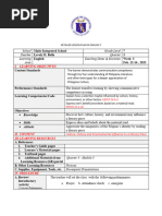 School Maite Integrated School Grade Level 7 Teacher Lovely D. Bello Quarter 3 Learning Area Teaching Dates & Duration Week 3