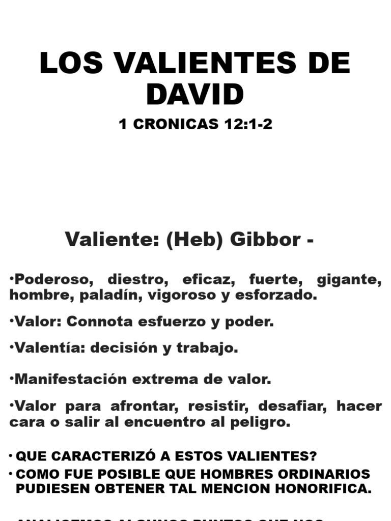 Los Valientes de David | Descargar gratis PDF | David | Goliat