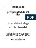 21 Dias para La Prosperidad