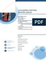 Alejandra Cristina CV