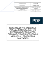 06 PROCEDIMIENTO OPERATIVO PARA LA  DISPENSACION  DE PRODUCTOS FARMACEUTICOS DISPOSITIVOS MEDICOS Y   PRODUCTOS SANITARIOS (3)