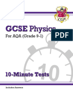 CGP - Grade 9-1 GCSE Physics AQA 10-Minute Tests (With Answers) (CGP GCSE Physics 9-1 Revision) (CGP Books) (Z-Library)