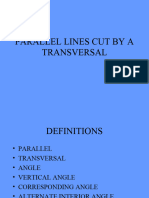Parallel Lines Cut by A Transversalpptp