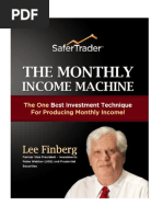 Finberg, Lee The Monthly Income Machine 3rd Edition @TradersLibrary2