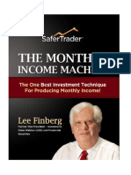 Finberg, Lee The Monthly Income Machine 3rd Edition @TradersLibrary2