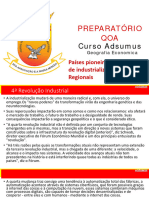 AULA 12 a AULA 15 - QOA Pioneiros No Processo de Industrialização 2024