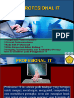 Etika Profesi, Profesional IT