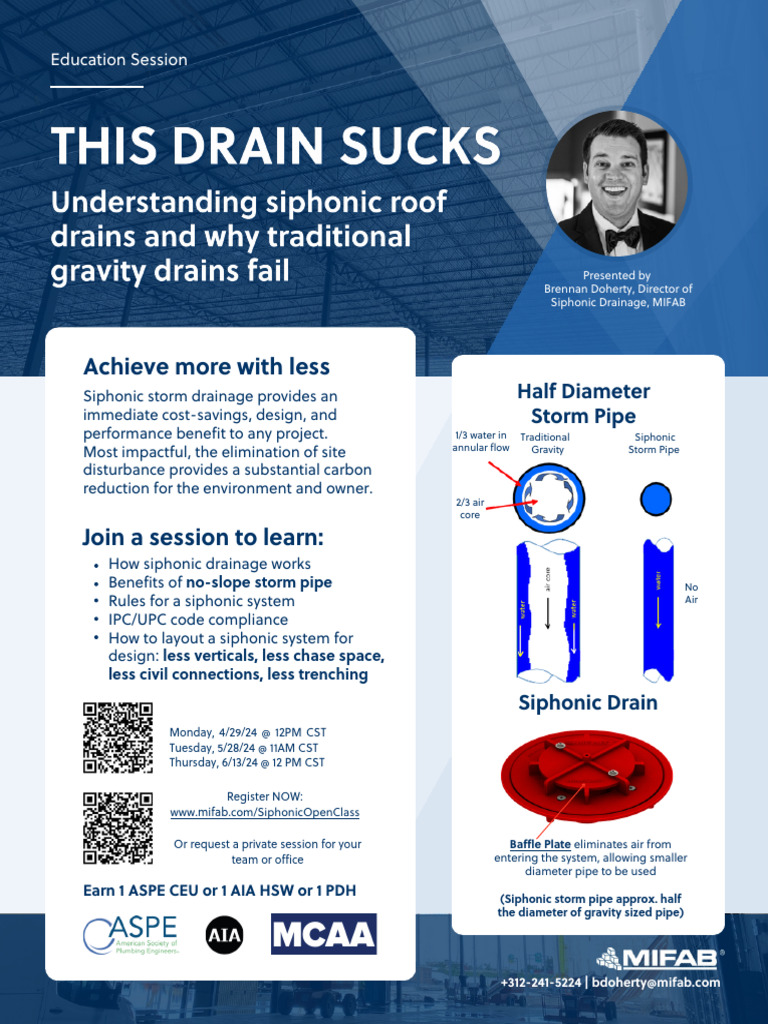 Siphonic Drainage Education Session | PDF