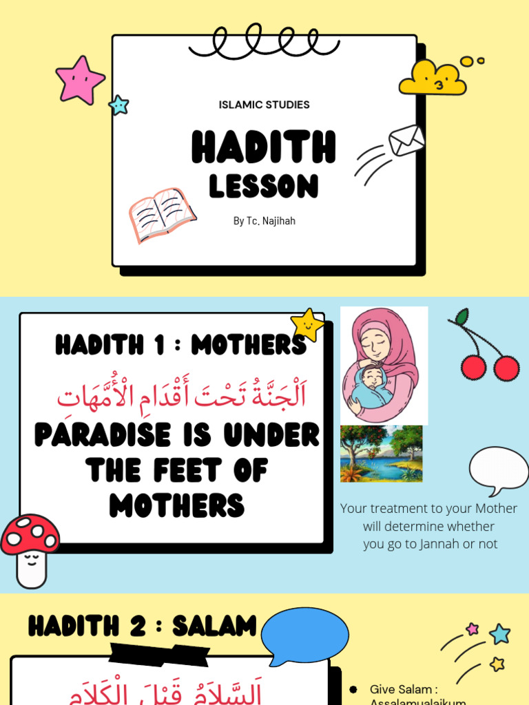 Essential Hadith Lessons in Islam | PDF | Hadith | Monotheistic Religions