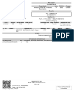 A Nota de Crédito de E-Factura Exportación 3202 Crédito