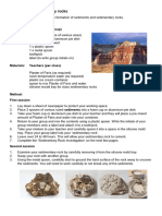 Formation of sedimentary rocks - Investigation v2