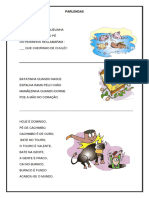 Parlendas para Leitura PDF