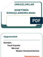 UYGUNSUZLUKLAR