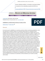 Antibióticos y Salud Mental - Lo Bueno, Lo Malo y Lo Feo - PMC