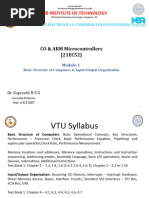 SJB Institute of Technology: CO & ARM Microcontrollers (21EC52)